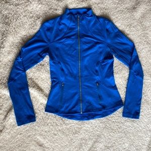 Lululemon bright blue zip up. Size 8